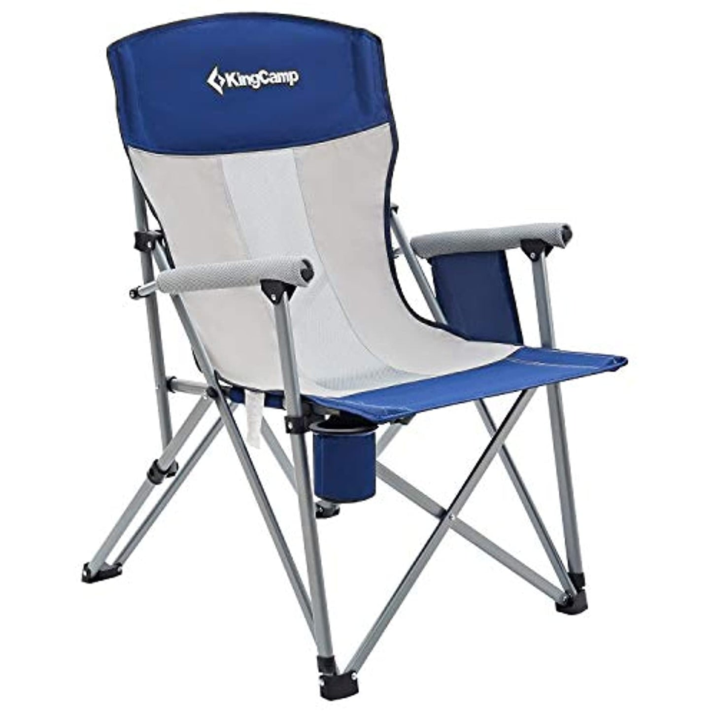 KingCamp Breathable Folding Camping Chair with Cup holder and Pocket