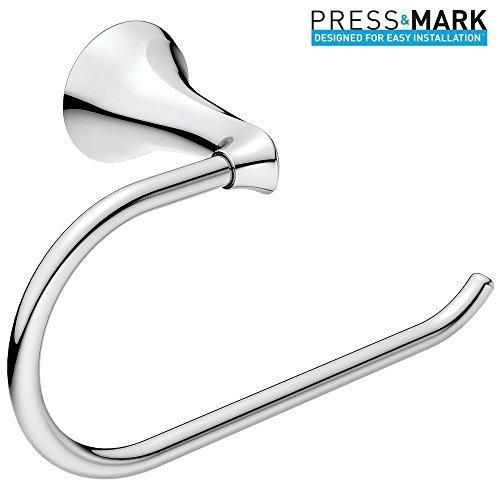 MOEN Darcy Single Post Toilet Paper Holder with Press and Mark Chrome MY1509CH