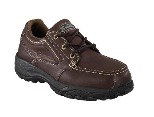 Rockport Men's Extreme Light Composite Toe Work Oxford Brown 7.5 W