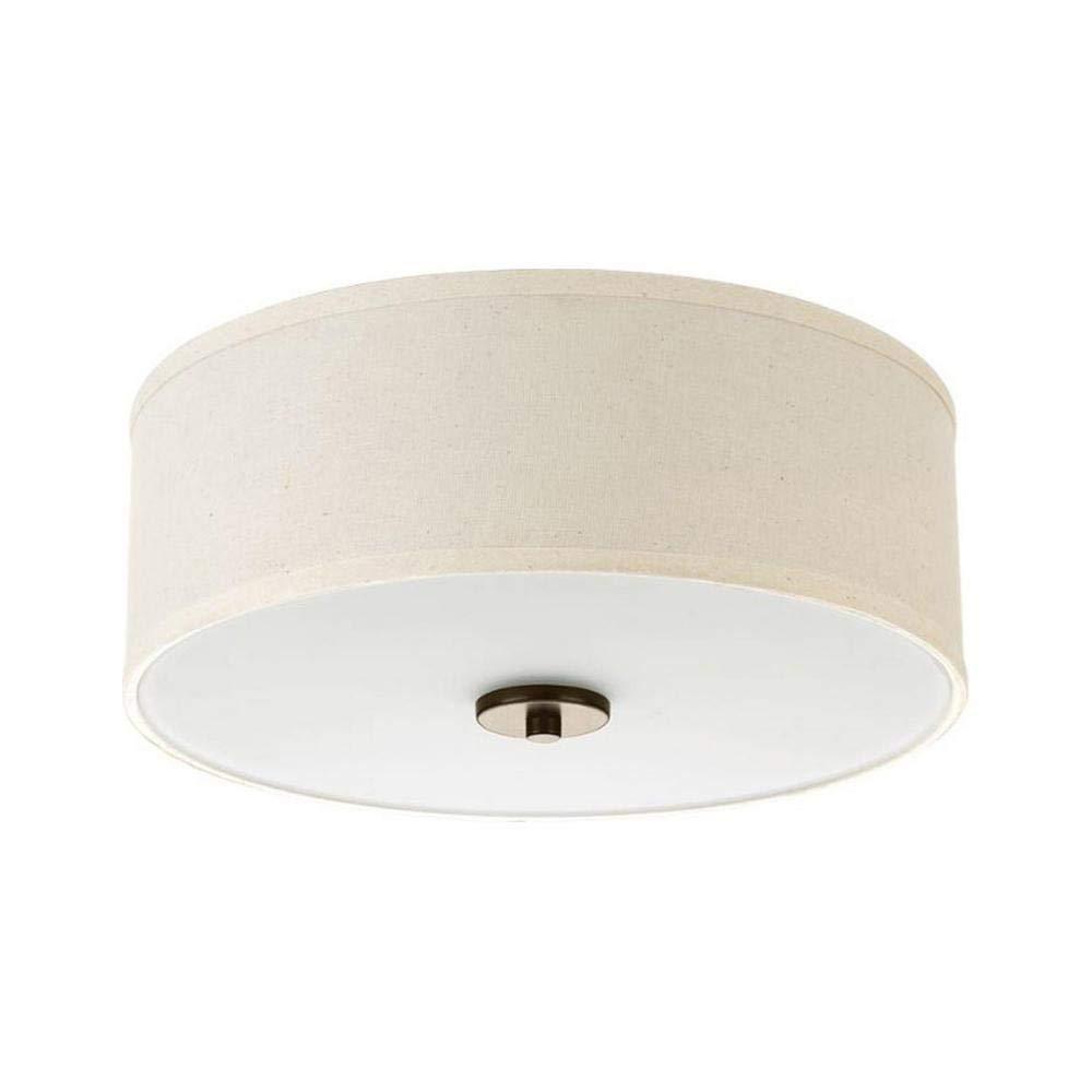 Progress Lighting P35012602030DI Inspire Collection 17-Watt Antique Bronze Integrated LED Flush Mount