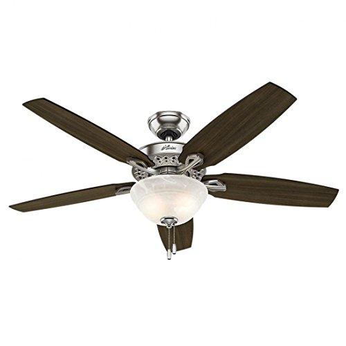 Hunter 52119 Heathrow 52" LED Indoor Brushed Nickel Ceiling Fan