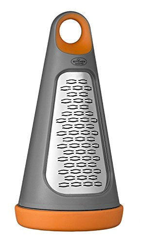 Kitchen Maestro 3 in 1 Grip n Grate. Laser Cut Stainless Steel Grater