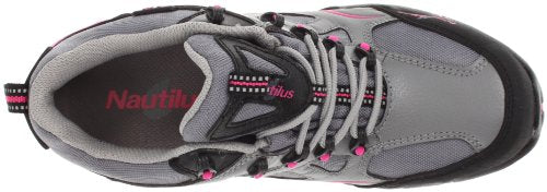 Nautilus 1851 Women's Comp Toe Waterproof EH Athletic Shoe,Grey/Pink,9 M US