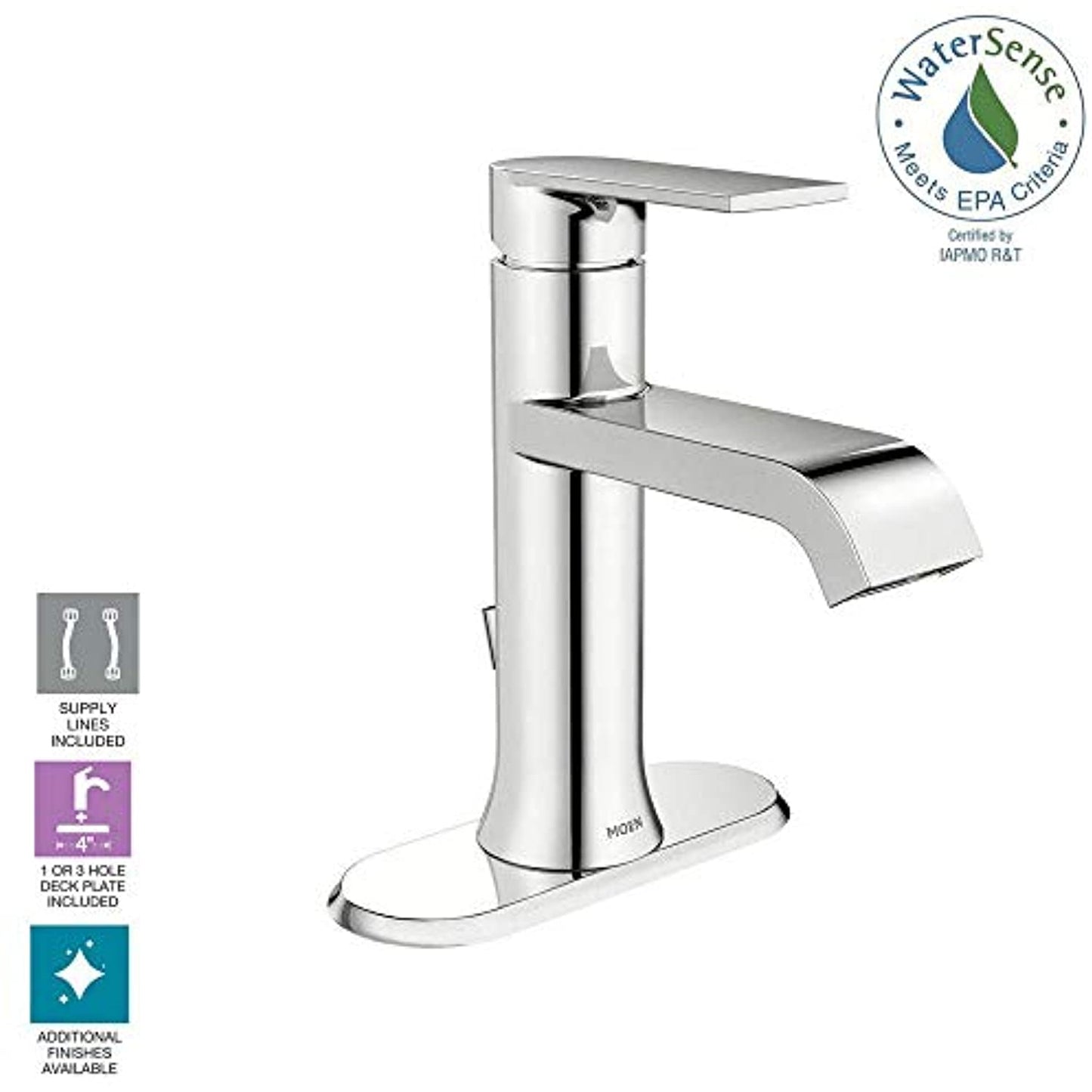 Moen WS84760 Genta Chrome One-Handle Bathroom Faucet Missing some parts