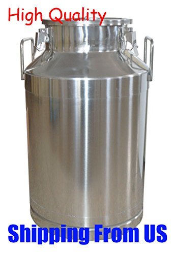 Intbuying Stainless Steel Milk/Wine/Beer/Maple Syrup Pail/Can/Bucket with Lid ..