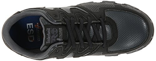 Timberland PRO Women's Powertrain ESD Alloy Safety Toe Black/Grey Sneaker 9 B - Medium