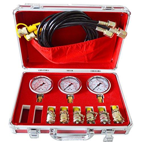 New Excavator Hydraulic Pressure Test Kit,Hydraulic Tester 4 Test Point Coupling