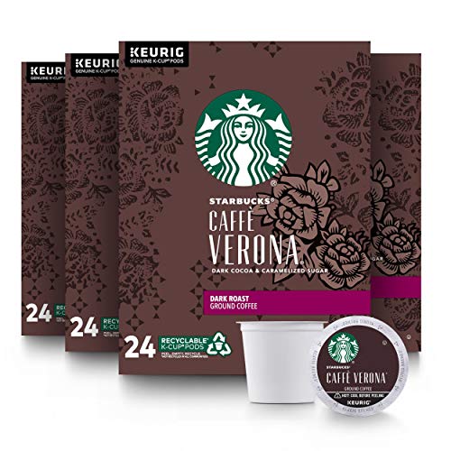 Starbucks Dark Roast K-Cups Caffè Verona (96 count total) Best Before July 2020