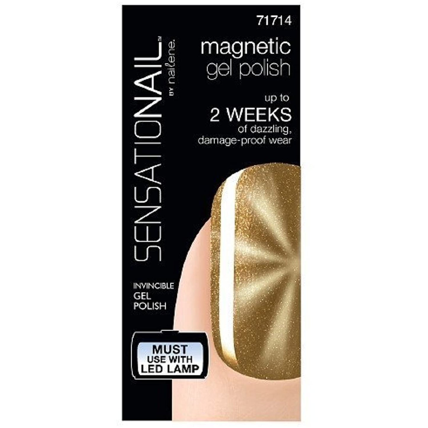 Sensationail Magnetic Gel Polish, Allure, 71714, Lot of Ten (10)- NEW