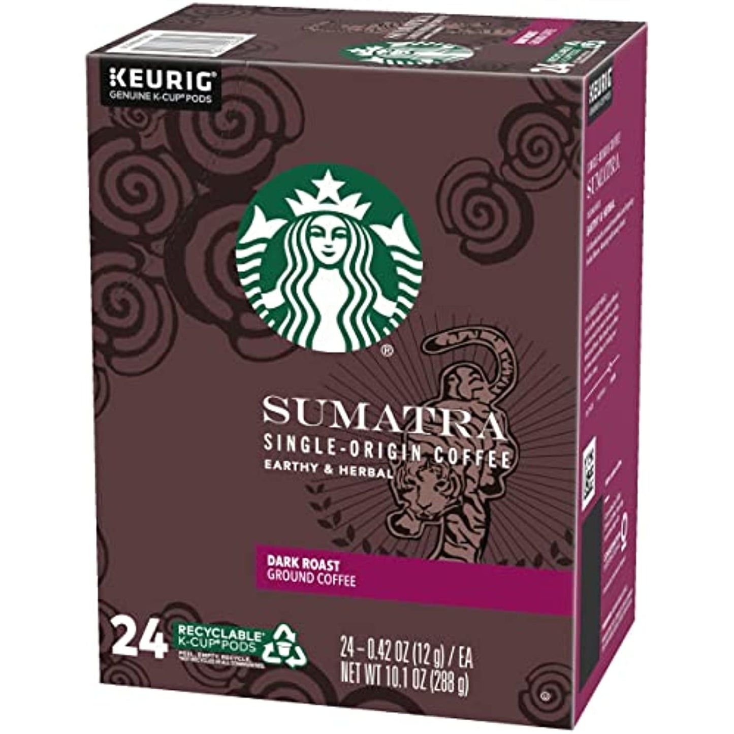 Starbucks Sumatra Dark Roast K-Cups Coffee Pods 96 Count READ DESCRIPTION