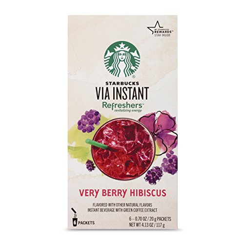 Starbucks 18 VIA Instant Refreshers Very Berry Hibiscus Best Before August 2020