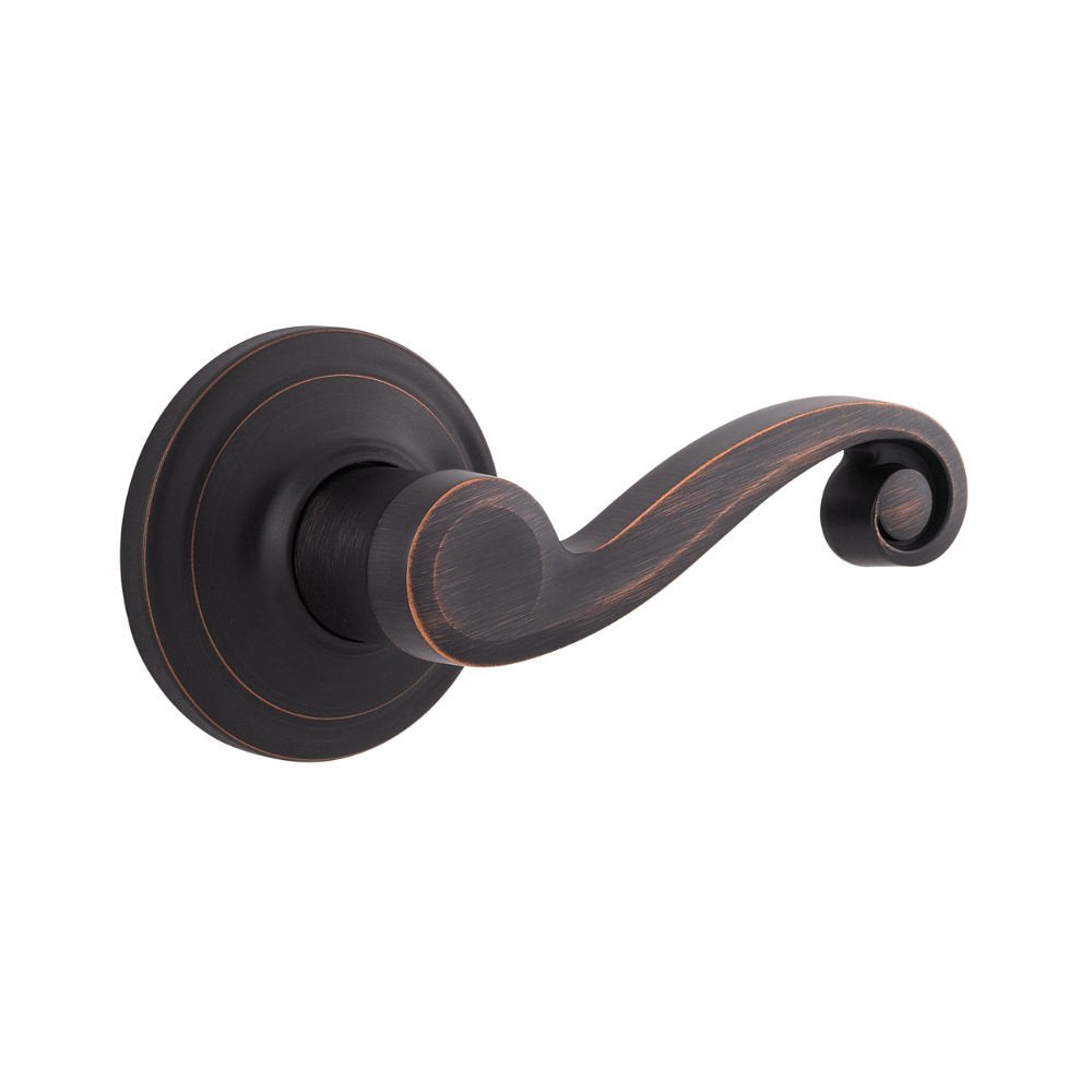 Kwikset Lido Right-Handed Half-Dummy Lever in Venetian Bronze Box with Damage