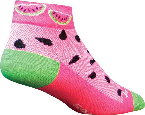 SockGuy Unisex-Adults Watermelon, Pink, S/M