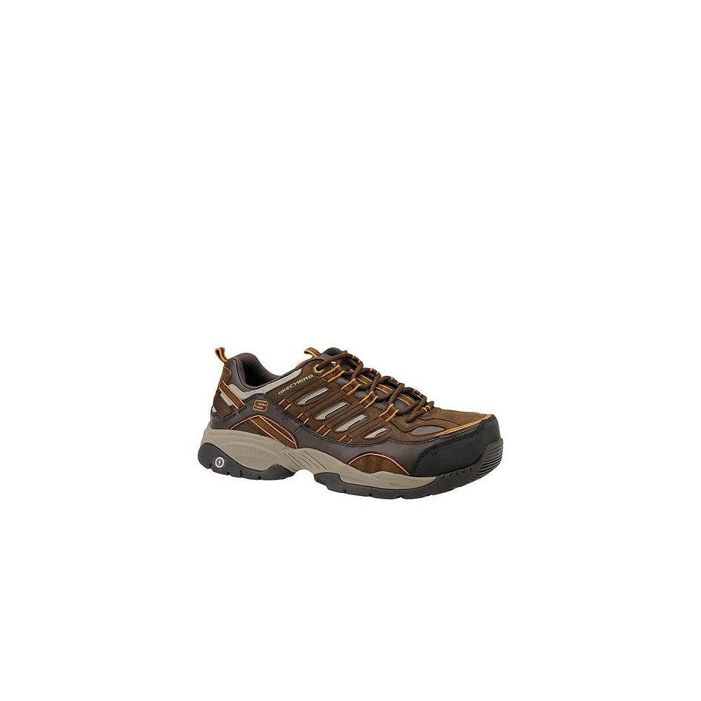 Skechers Men's Sparta S R Command,Brown/Orange,US 8.5 W