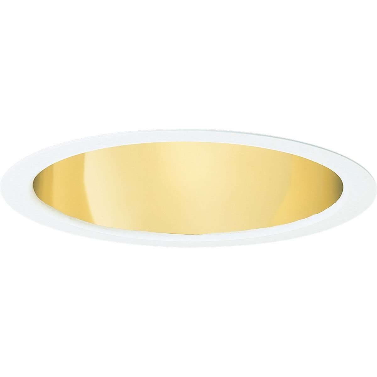 Progress Lighting P8115-22A Specular Gold Finish Baffle 9-Inch Outside Diameter, Gold Alzak