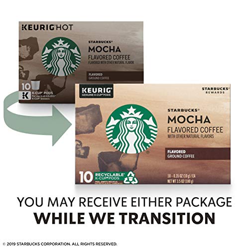 Starbucks Mocha Flavored Medium Roast Coffee K Cups 120 Count Best Before 6/2020