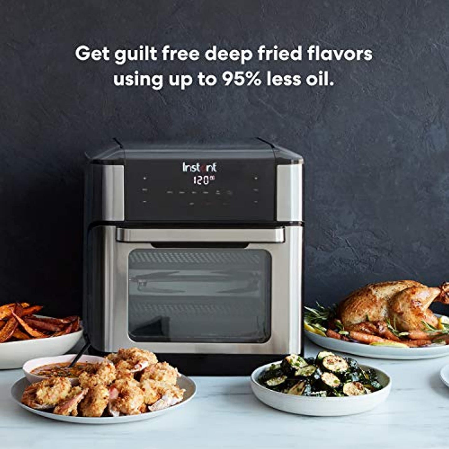 Instant Pot Vortex Plus 10 Qt 7in 1 MultiUse Air Fryer, Quick Reheat, Guilt Free