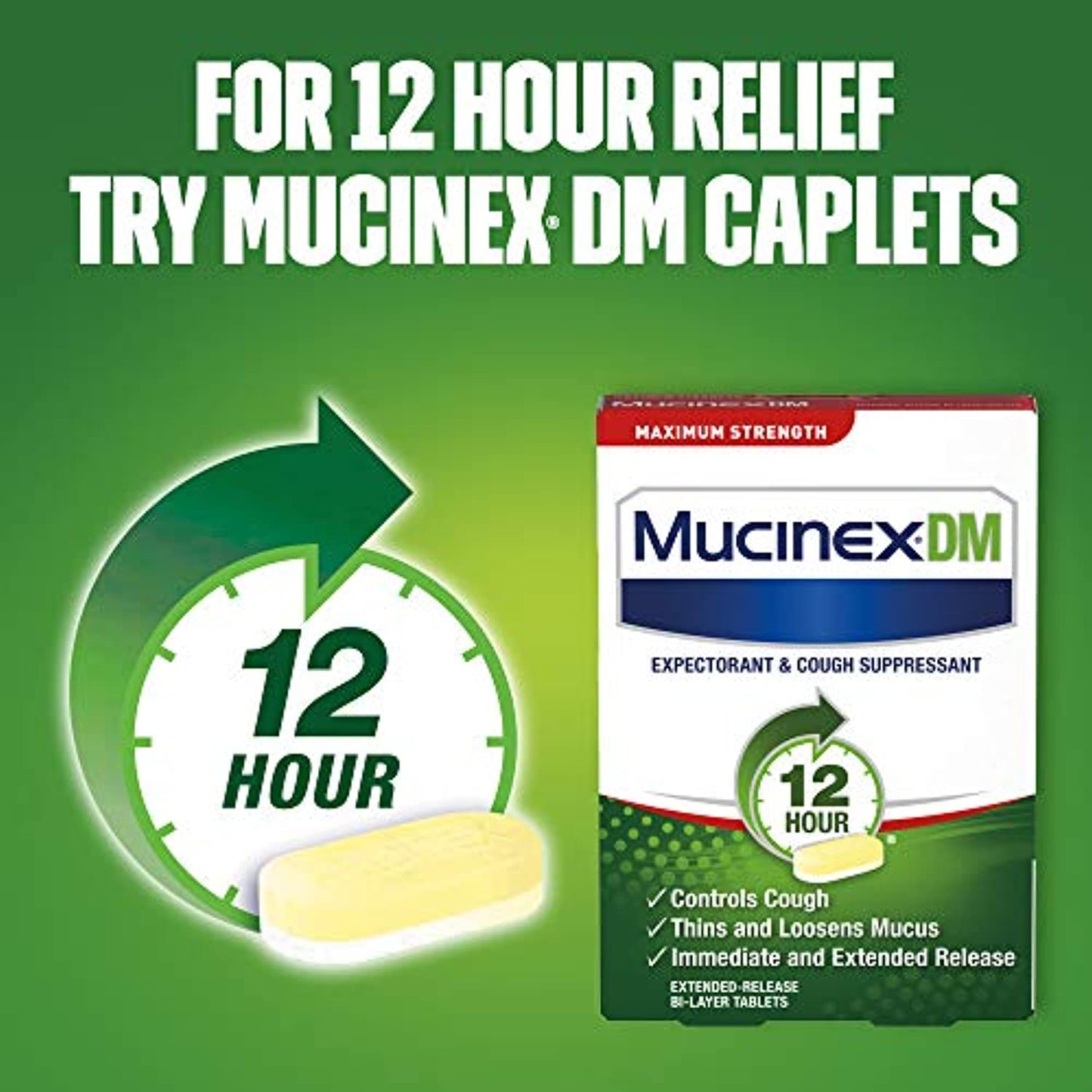 Mucinex Fast-Max DM, Max Strength Chest Congestion Relief with Guaifenesin, Adult Cough Suppressant Liquid, 6 oz