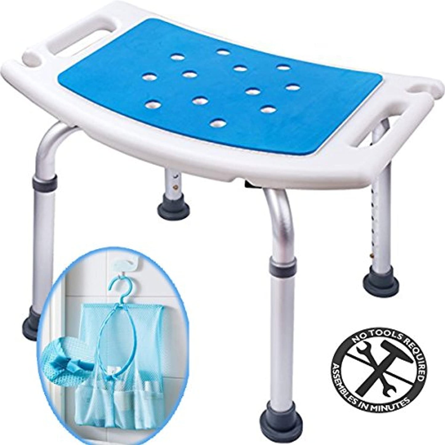 Medokare Easyfit Shower Chair- For Seniors- No Tools Required Assembly!  openbox