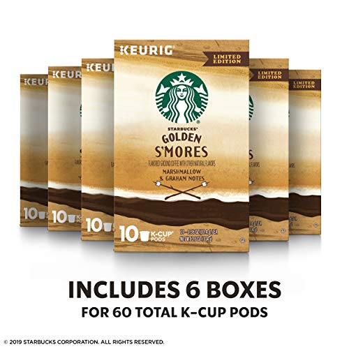 HUGE LOT 300 Starbucks Golden S'mores Blonde Roast K-Cup Best Before 12/2019