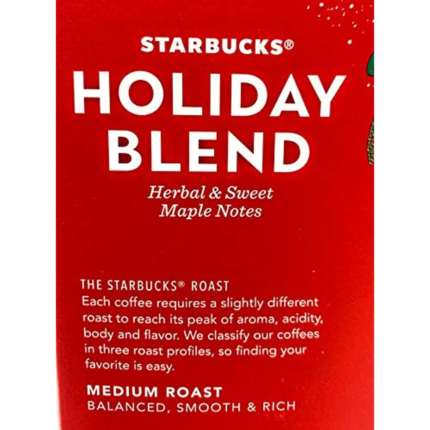 Starbucks Coffee Holiday Blend Coffee K Cups - 44 K Cups Total - 22 K Cups Per Box - Seasonal Limited Edition Starbucks Coffee - For Use of Keurig Coffee Makers