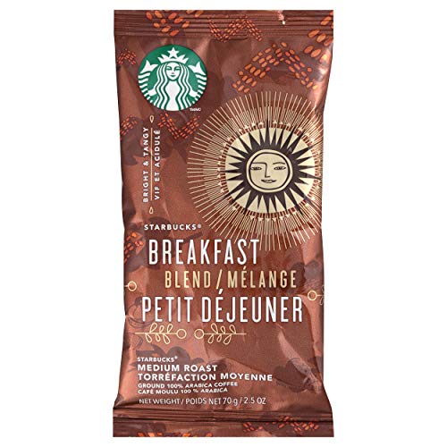 Starbucks Breakfast Blend 72 Individually Wrapped Packs BEST By 12/2019