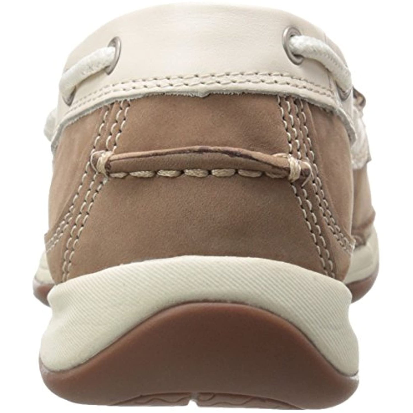 Rockport Work Women's Sailing Club RK673 Work Shoe, Tan/Cream, 11 W US