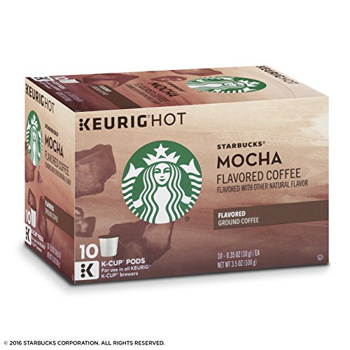 Starbucks Mocha Flavored Medium Roast Coffee K Cups 120 Count Best Before 6/2020