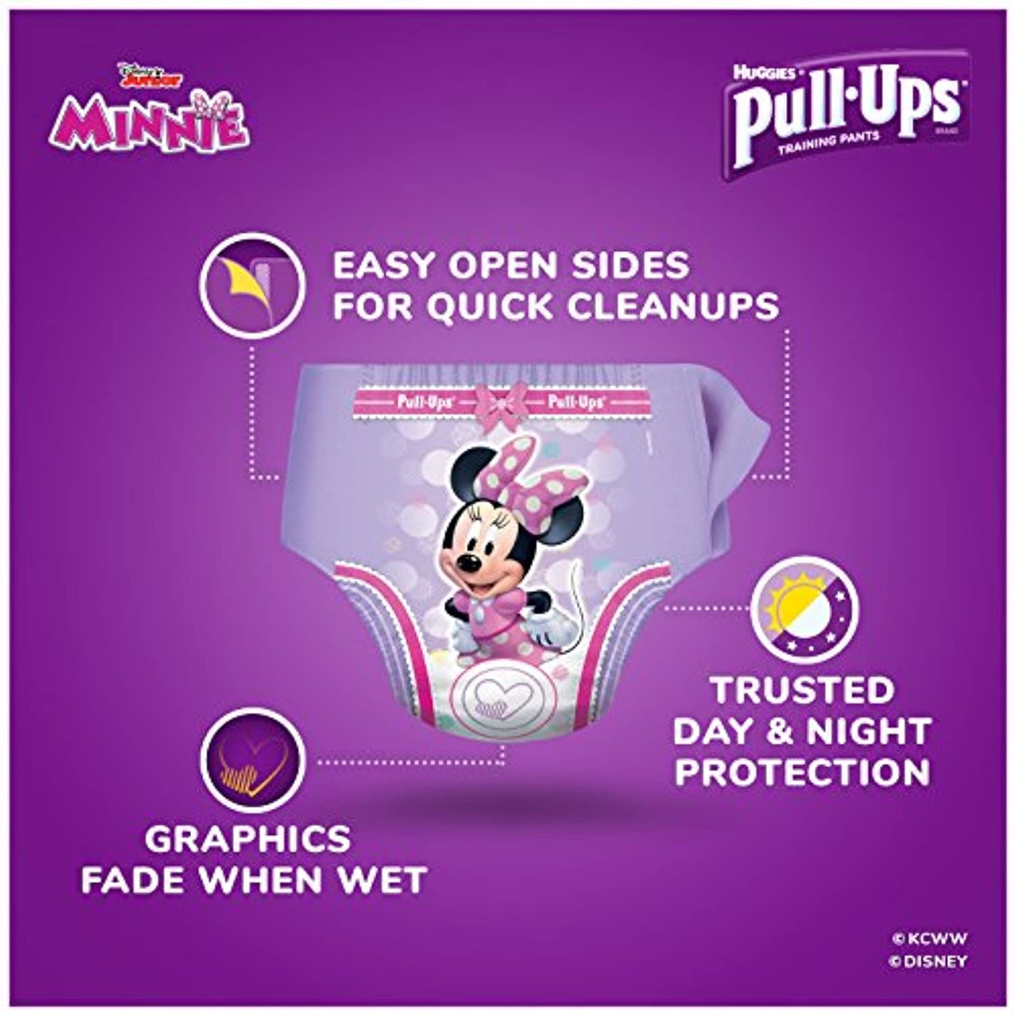 Pull-Ups Learning Designs for Girls Potty Training Pants, 3T-4T (32-40 lbs.), 22 Ct. (Packaging May Vary)