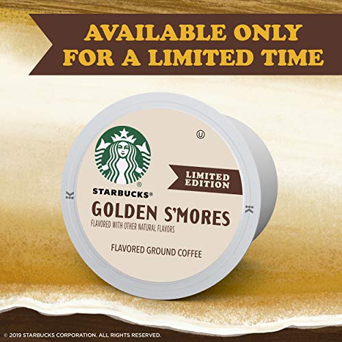 HUGE LOT 300 Starbucks Golden S'mores Blonde Roast K-Cup Best Before 12/2019