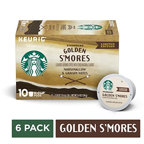 HUGE LOT 300 Starbucks Golden S'mores Blonde Roast K-Cup Best Before 12/2019