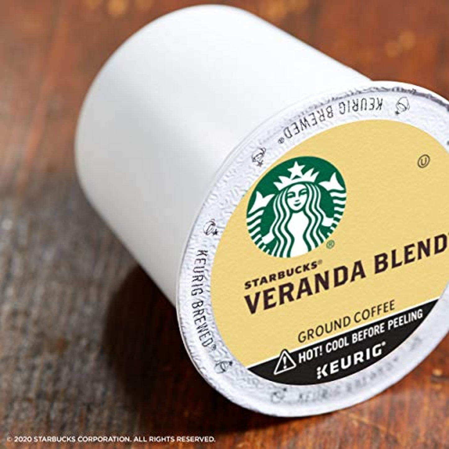 Starbucks Blonde Roast K-Cup Coffee Pods  Veranda Blend for Keurig Brewers  6 boxes (60 pods total)