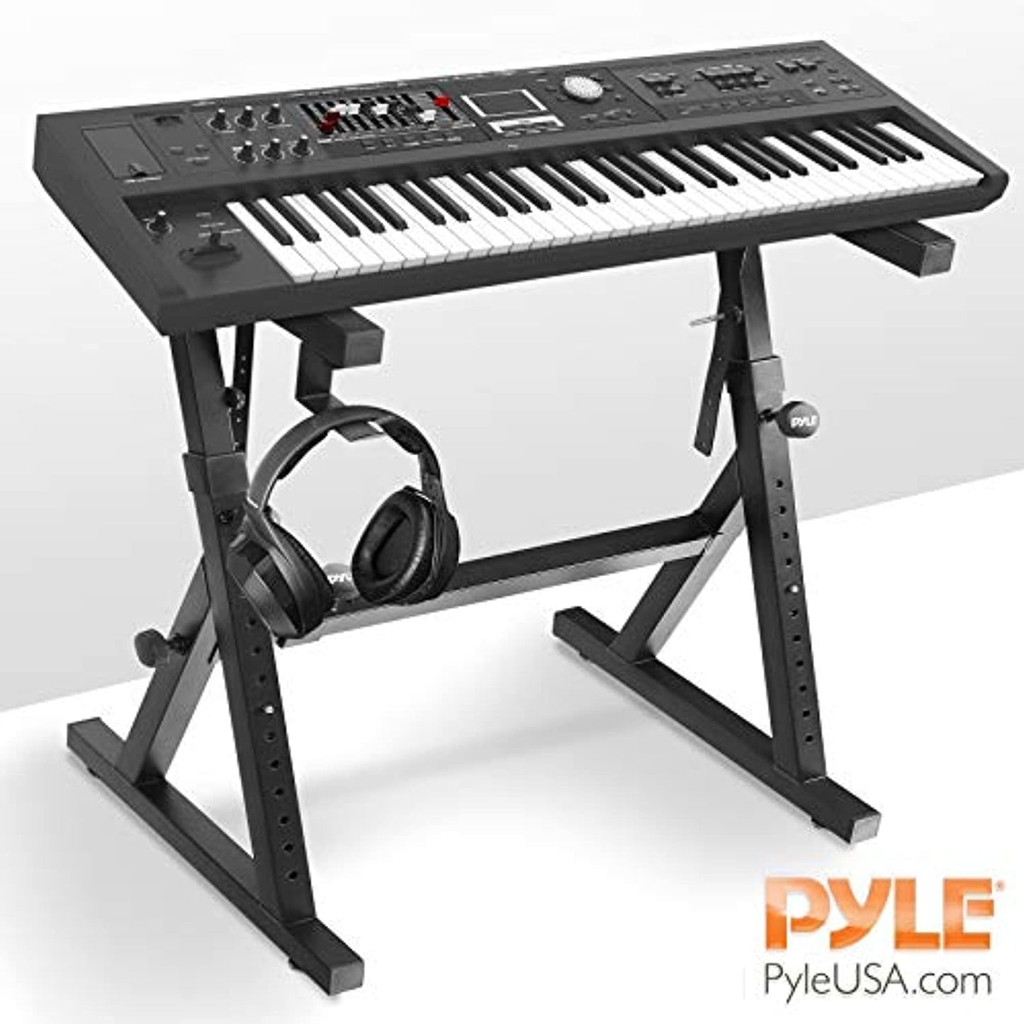 Pyle USA Heavy Duty Folding Keyboard Stand -for Digital Piano Keyboards PREOWNED