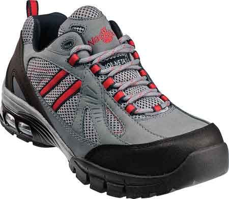 Nautilus Safety Footwear Men's N1702 Composite Toe Boot,Grey/Red,9.5 W US