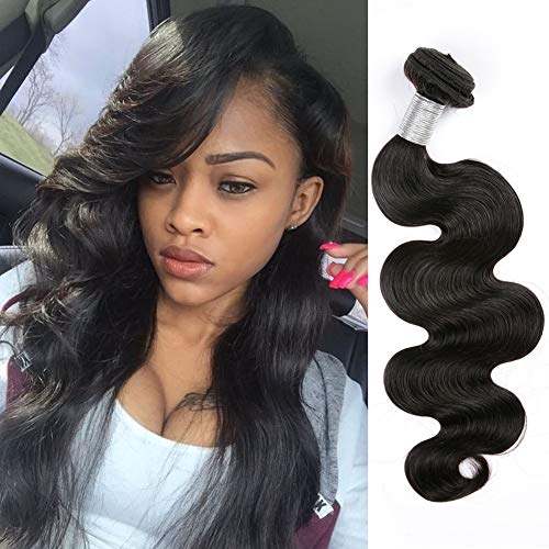 MDL Hair Brazilian Remy Human Hair Weave 24inch Natural Black Color Body Wave 1