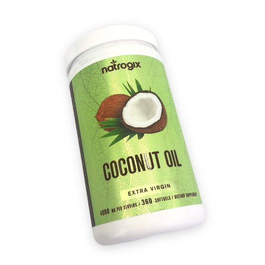 Natrogix Extra Virgin Coconut Oil 4000 mg Per Serving - 360 Softgels [Sealed]