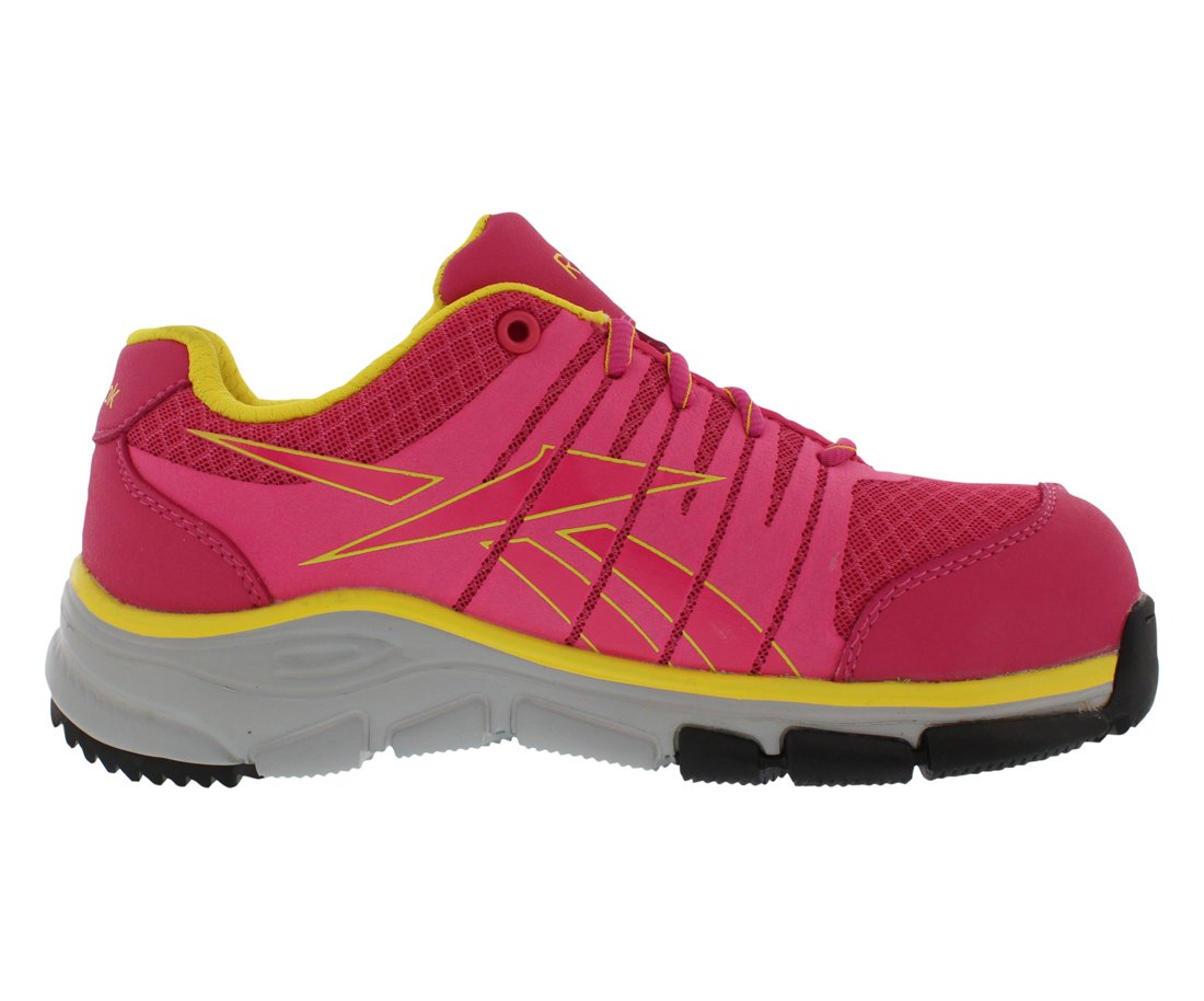 Reebok Women's Arion Work Fushia Ankle-High Fabric Running Shoe - 7M