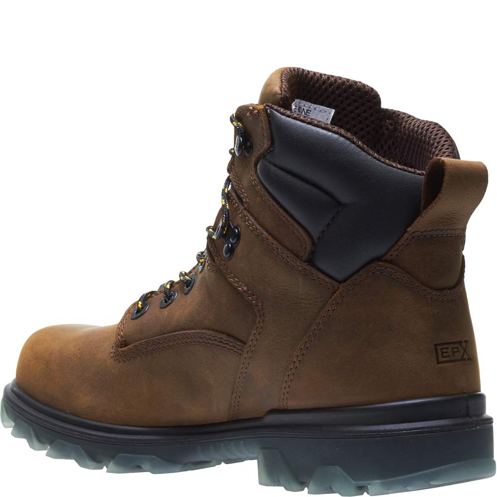 Wolverine Men's I-90 Waterproof Composite-Toe 6" Construction Boot, Sudan Brown, 11 Extra Wide US