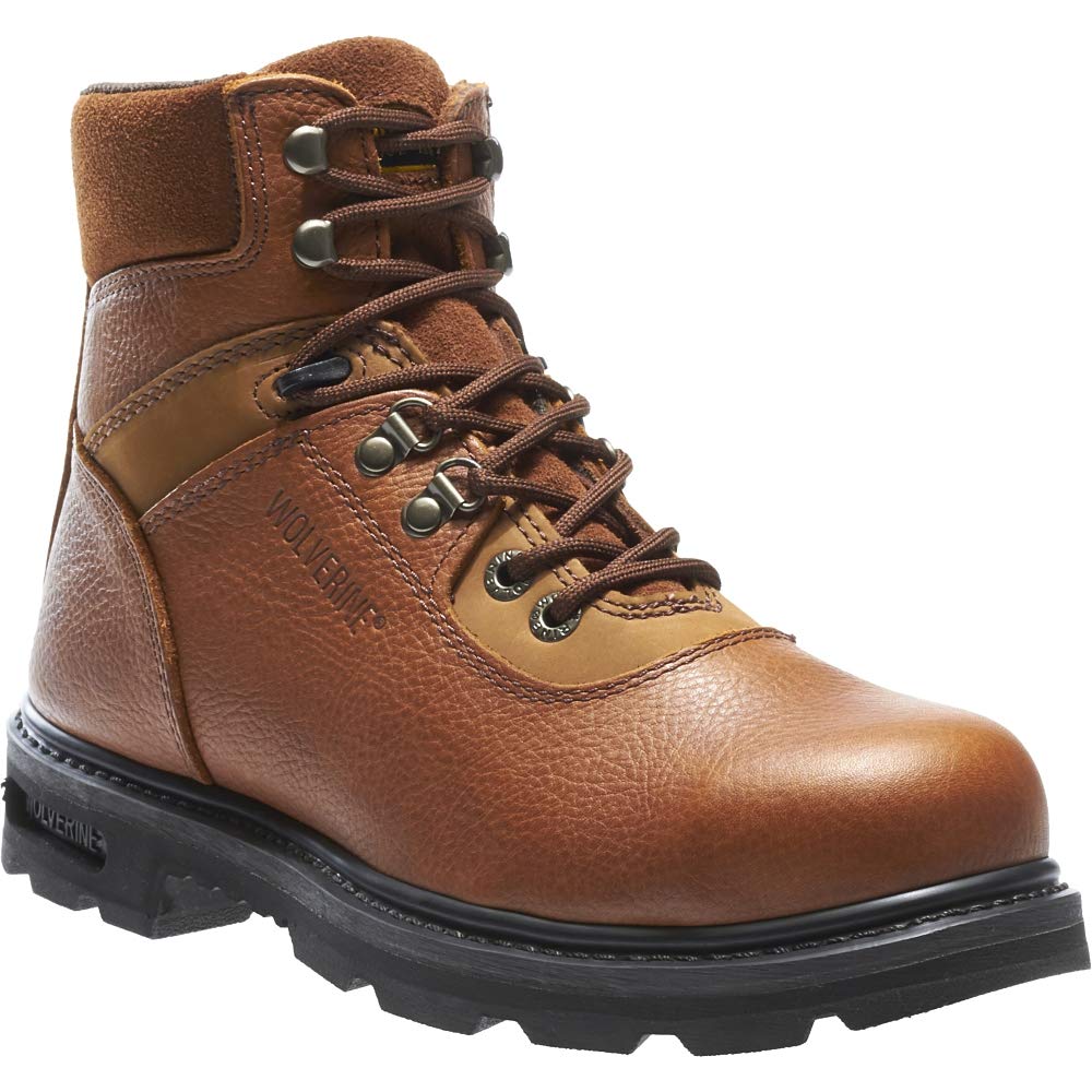 Wolverine Traditional Steel-Toe 6" Work Boot Men 10 Brown