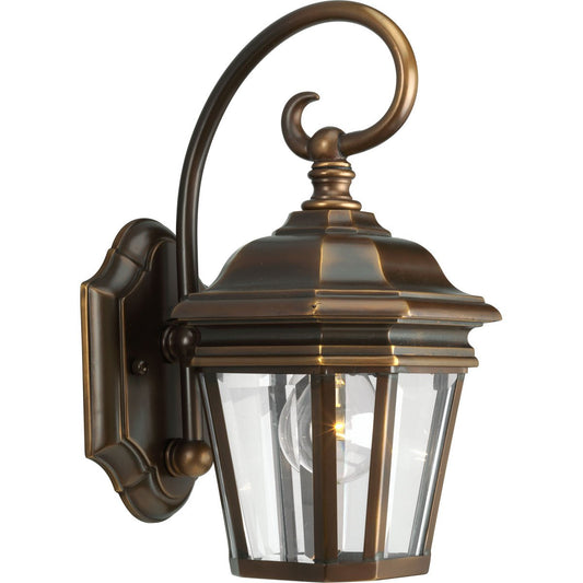 Progress Lighting P5670-108 1-Light Wall Lantern with Clear Beveled Glass Panels