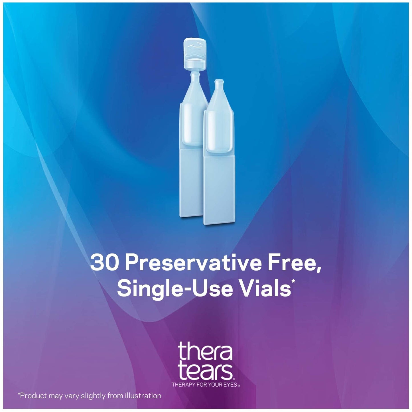 TheraTears Dry Eye Therapy Eye Drops for Dry Eyes, , 30 Vials, 3 Pack EXP 1/23