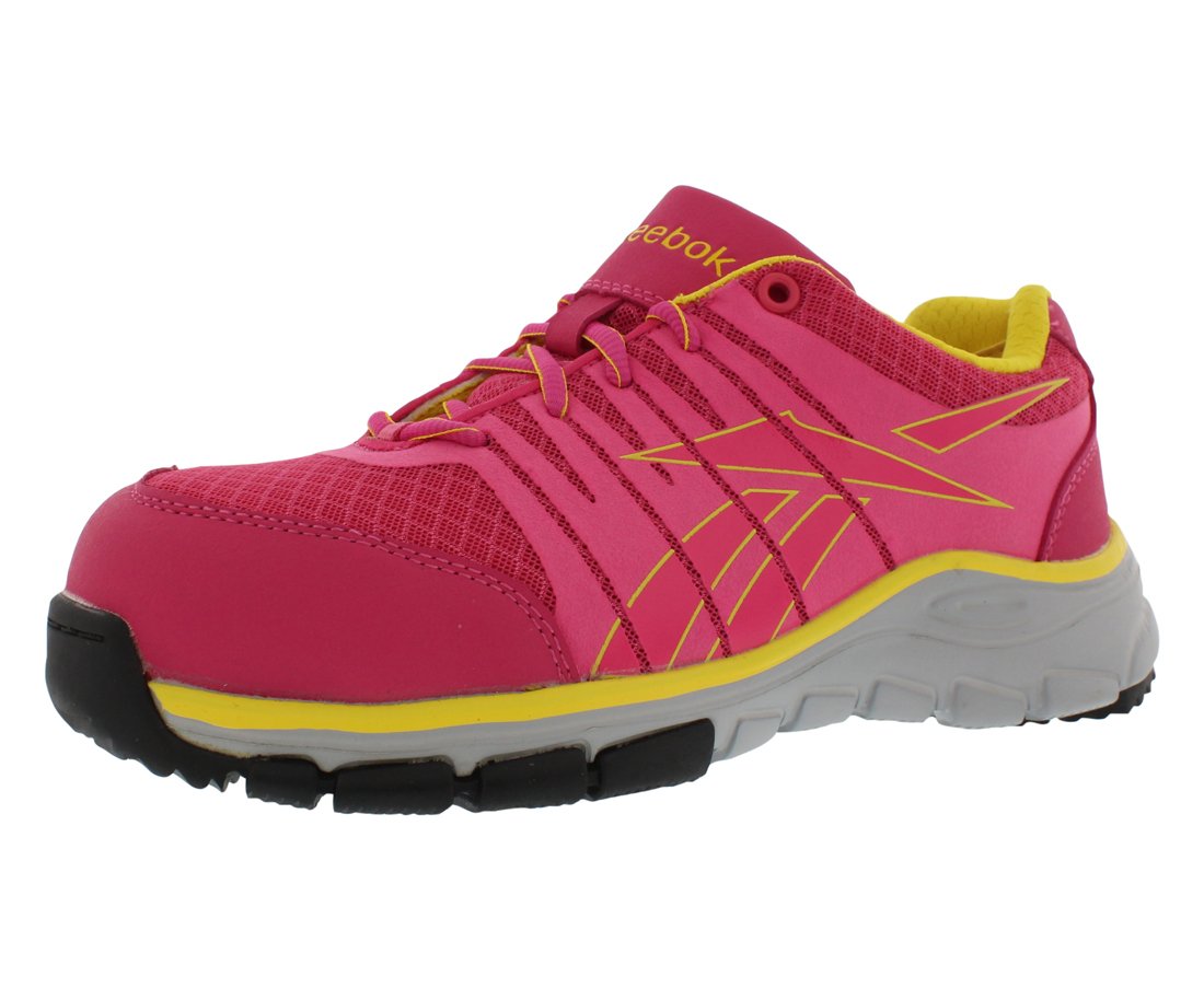 Reebok Women's Arion Work Fushia Ankle-High Fabric Running Shoe - 7M