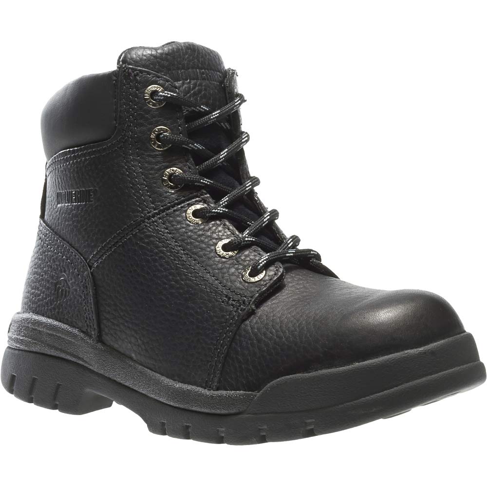 Wolverine Marquette Slip Resistant 6" Work Boot Men 8 Black