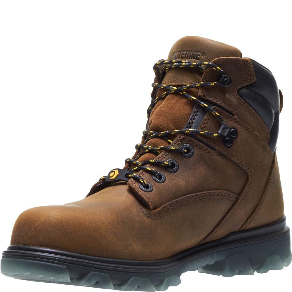 Wolverine Men's I-90 Waterproof Composite-Toe 6" Construction Boot, Sudan Brown, 11 Extra Wide US