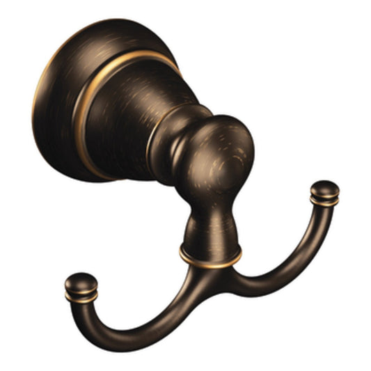 Moen Y2603BRB Banbury Pivoting Robe Hook, Mediterranean Bronze