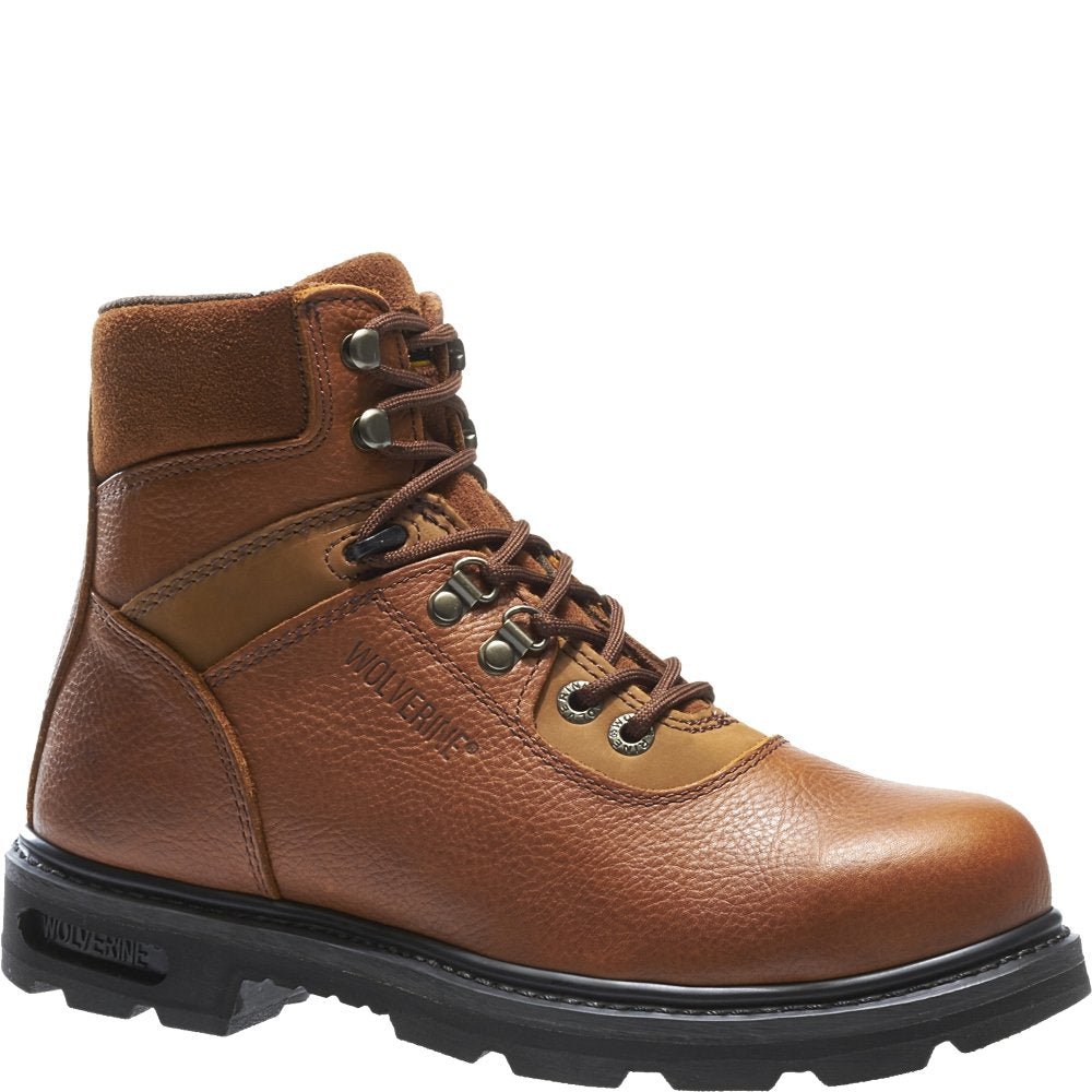 Wolverine Traditional Steel-Toe 6" Work Boot Men 10 Brown