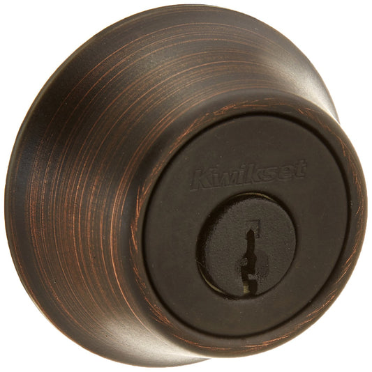 Kwikset 96600-673 Deadbolt Venetian Bronze BOX with Damage