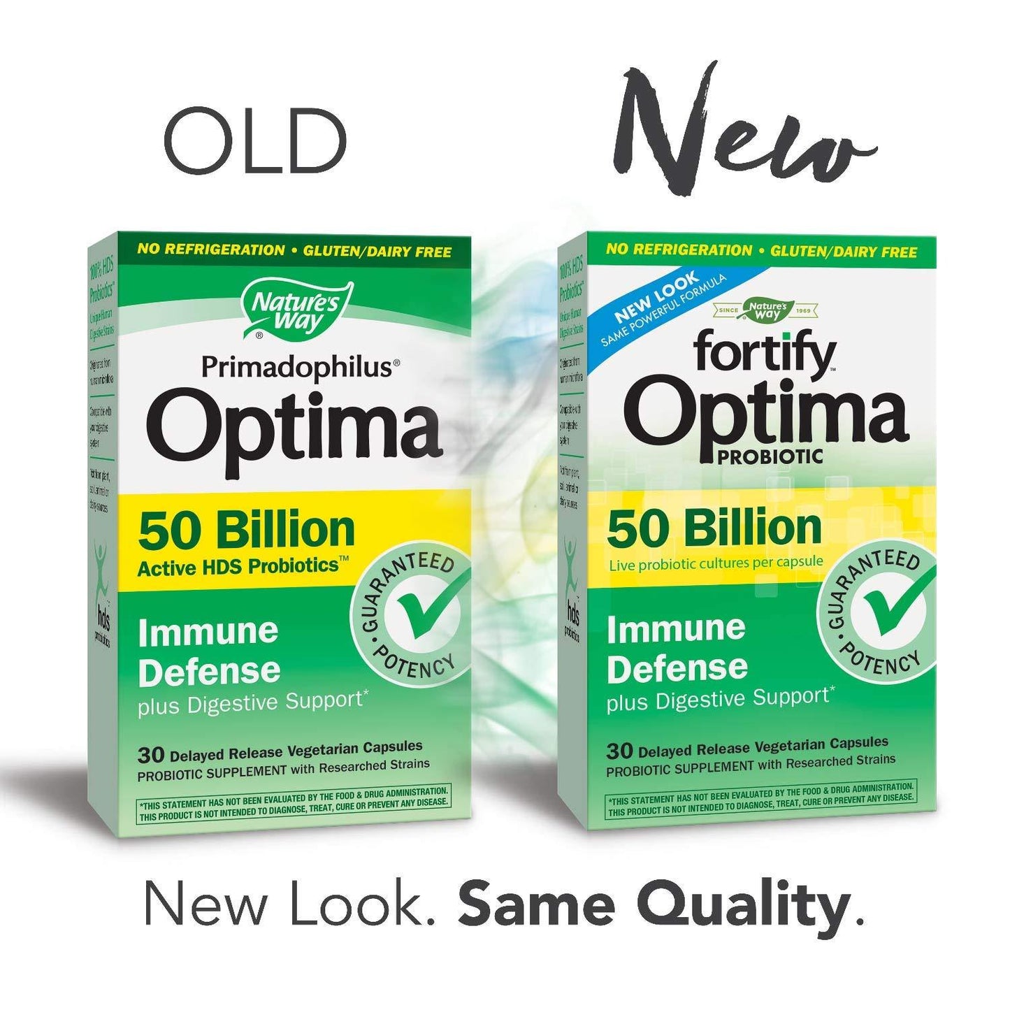 Nature's Way Primadophilus Optima Probiotic Immune Defense 30 Capsules 3-Pack 90