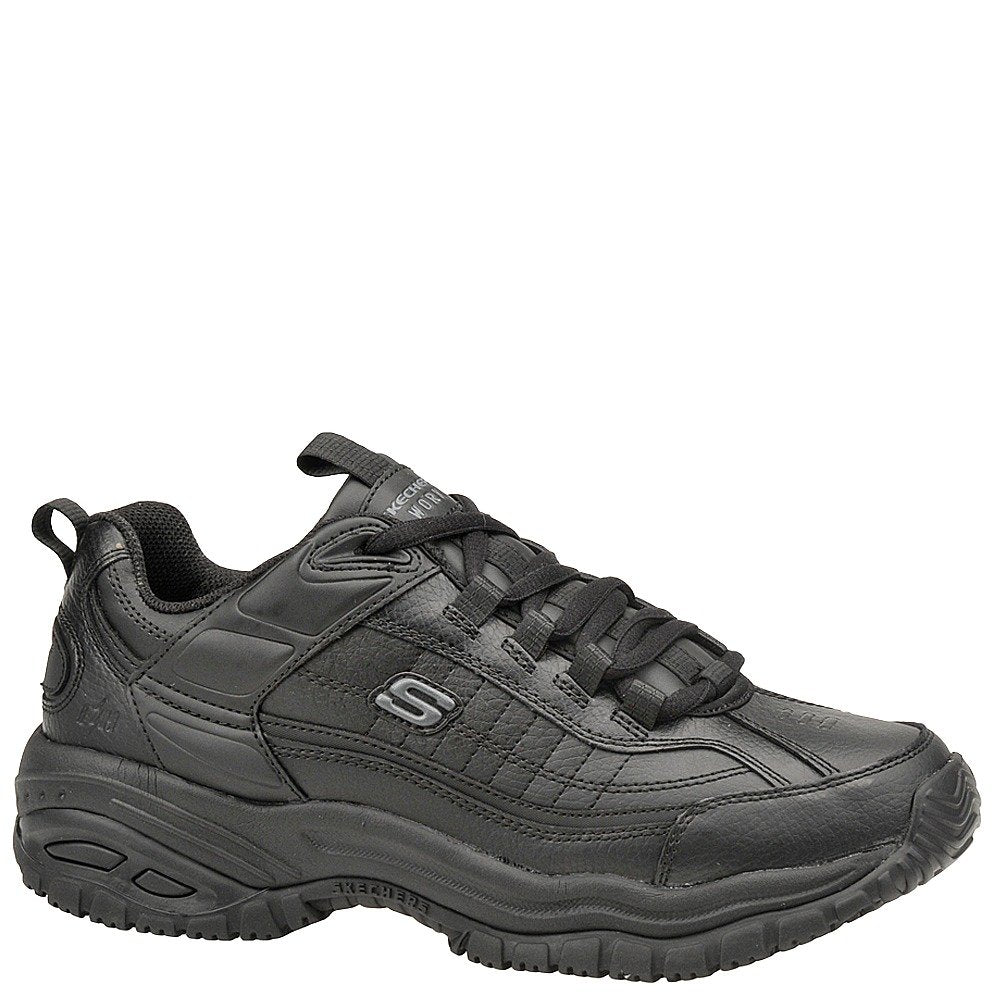 Skechers Men's Soft Stride - Galley Black Smooth Lthr/Midsole 8.5 EW