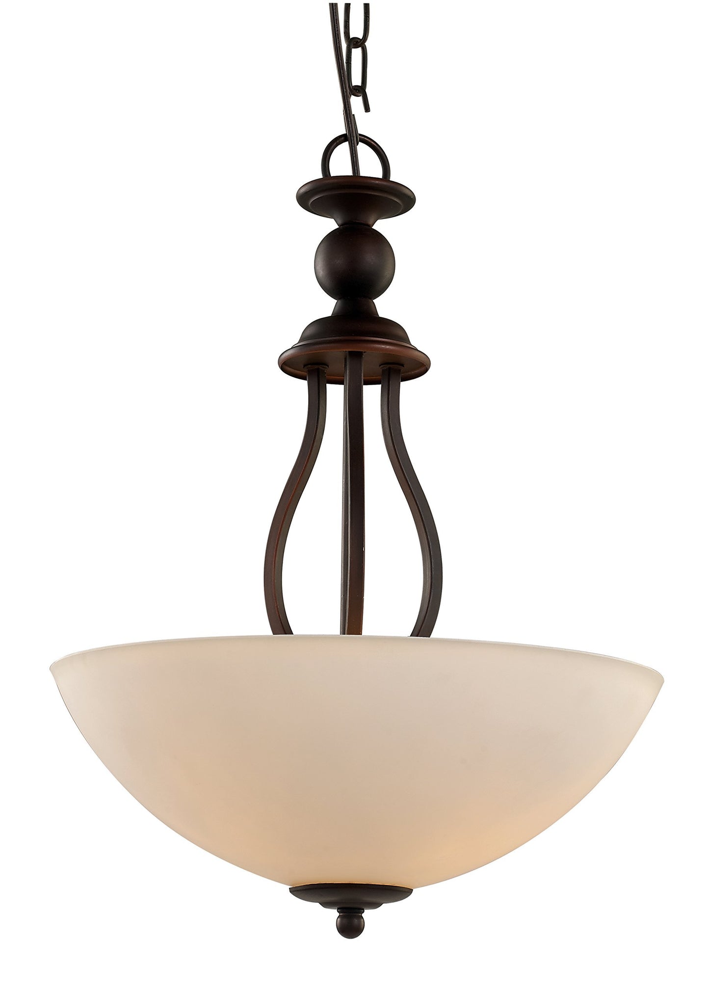 Trans Globe Lighting 70538 ROB Indoor Claiborne 15.75" Pendant, Rubbed Oil Bronze